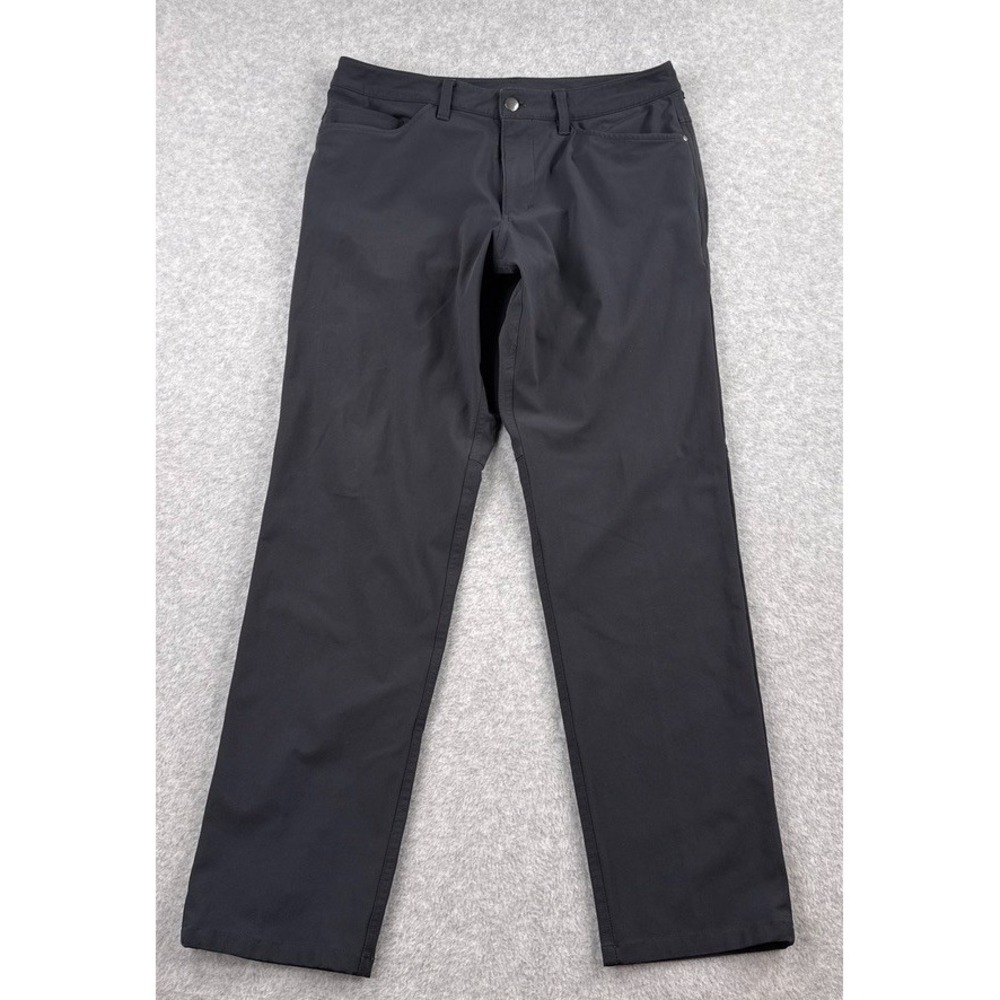 Lululemon Commission Pants Mens 32x30 Gray Warpstreme Slim Straight LM5583S